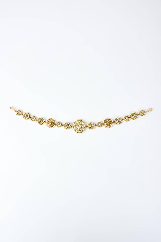 Vivinia By Vidhi Mehra Saadgi Gold Plated Kundan, Polki Womens Maathapatti -Vh189 : VH189