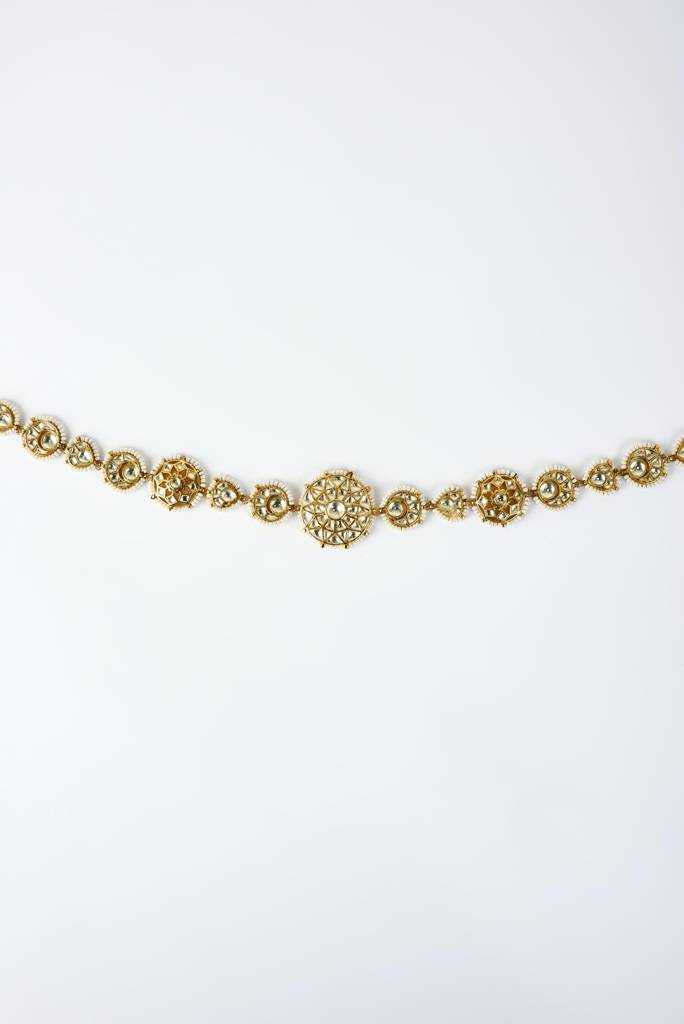 Vivinia By Vidhi Mehra Saadgi Gold Plated Kundan, Polki Womens Maathapatti -Vh189 : VH189