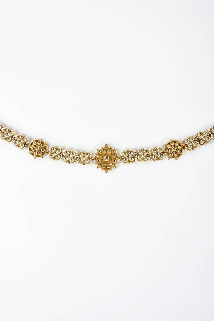 Vivinia By Vidhi Mehra Saadgi Gold Plated Kundan, Polki Womens Maathapatti -Vh192 : VH192