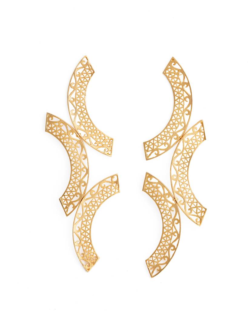 Kalchakra Lattice Earrings : KA01