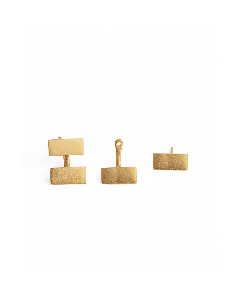 Biscuit Drop Earrings : MINI07