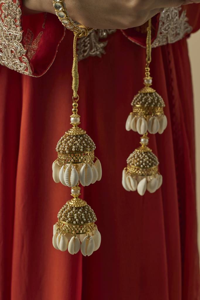 Vivinia By Vidhi Mehra Gold Plated Womens Pair Of Kaleeras (Freesize)-Vkl032 : VKL032