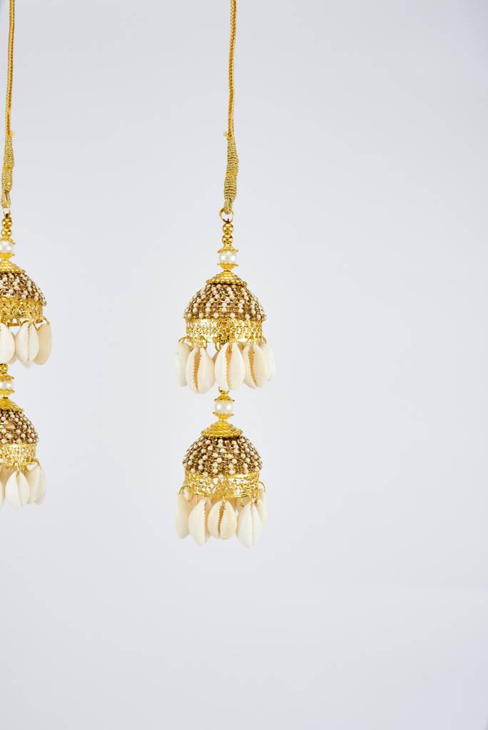 Vivinia By Vidhi Mehra Gold Plated Womens Pair Of Kaleeras (Freesize)-Vkl032 : VKL032