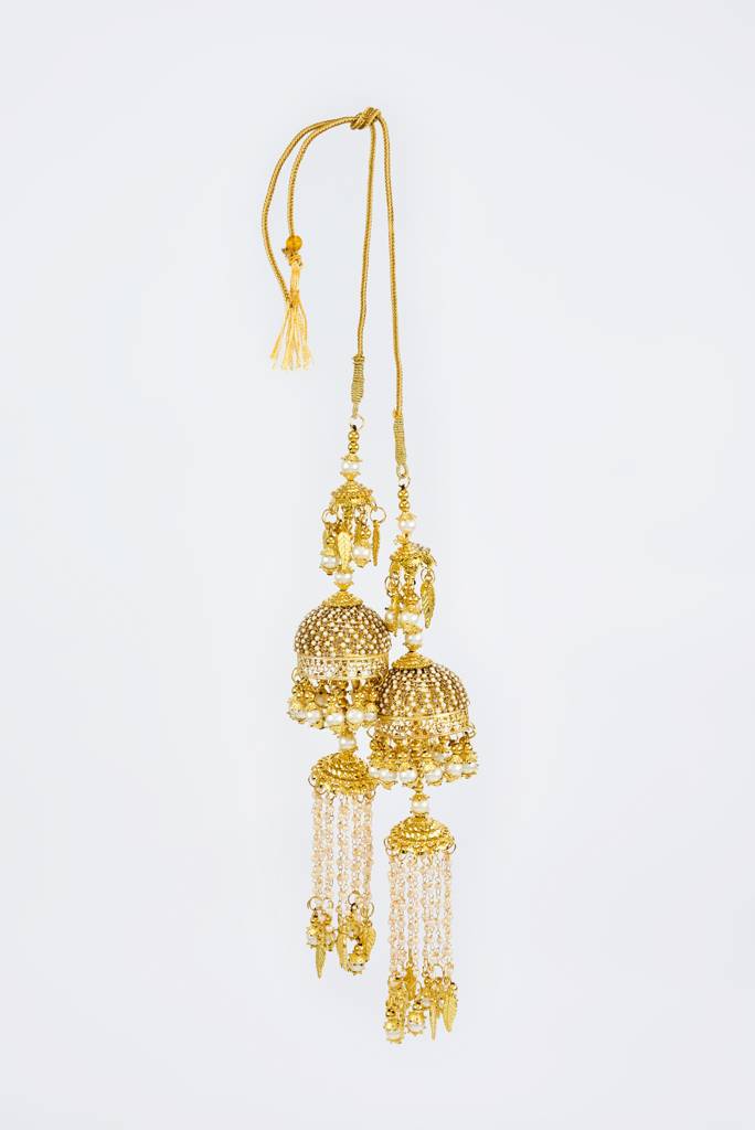 Vivinia By Vidhi Mehra Gold Plated Womens Pair Of Kaleeras (Freesize)-Vkl034 : VKL034