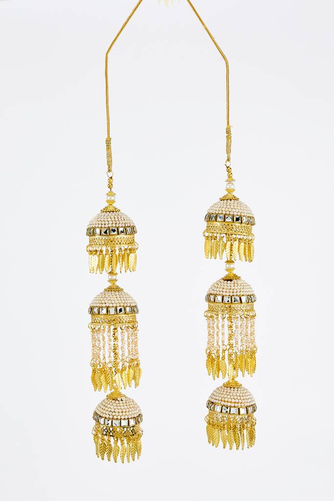 Vivinia By Vidhi Mehra Gold Plated Womens Pair Of Kaleeras (Freesize)-Vkl036 : VKL036