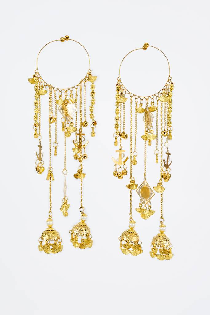 Vivinia By Vidhi Mehra Gold Plated Womens Pair Of Kaleeras (Freesize)-Vkl038 : VKL038