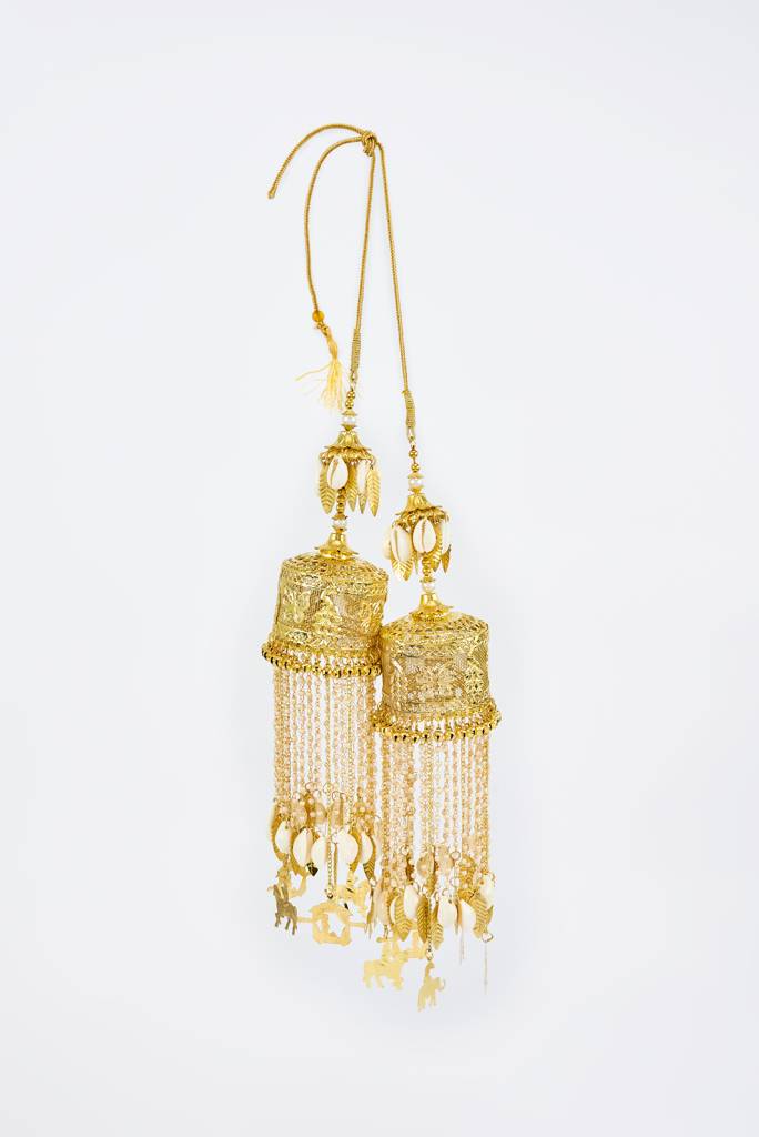 Vivinia By Vidhi Mehra Gold Plated Womens Pair Of Kaleeras (Freesize)-Vkl040 : VKL040