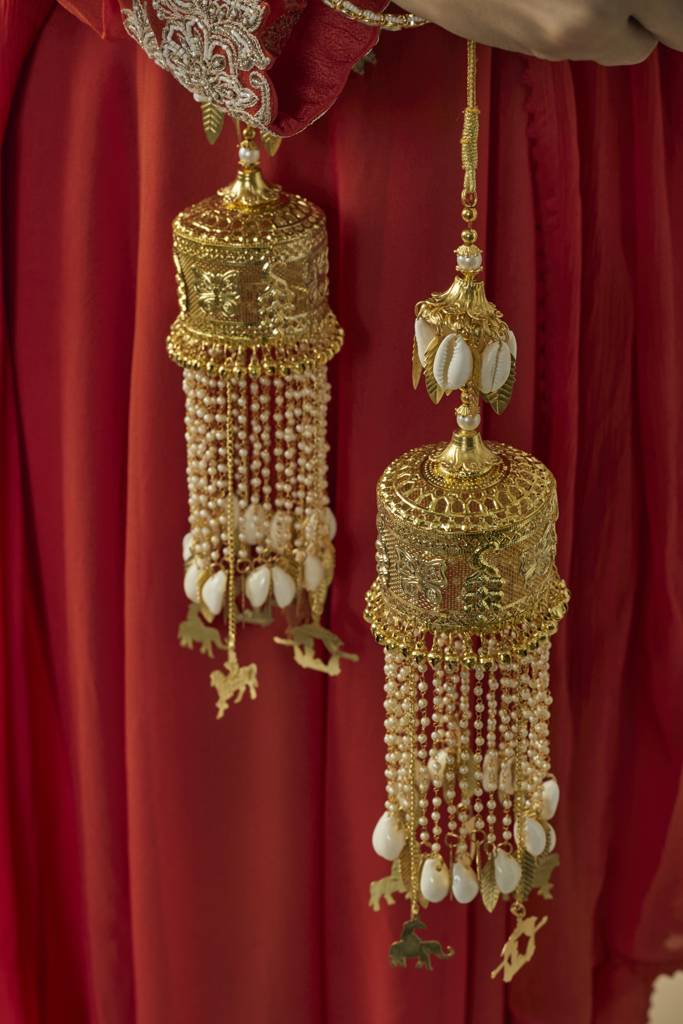 Vivinia By Vidhi Mehra Gold Plated Womens Pair Of Kaleeras (Freesize)-Vkl040 : VKL040