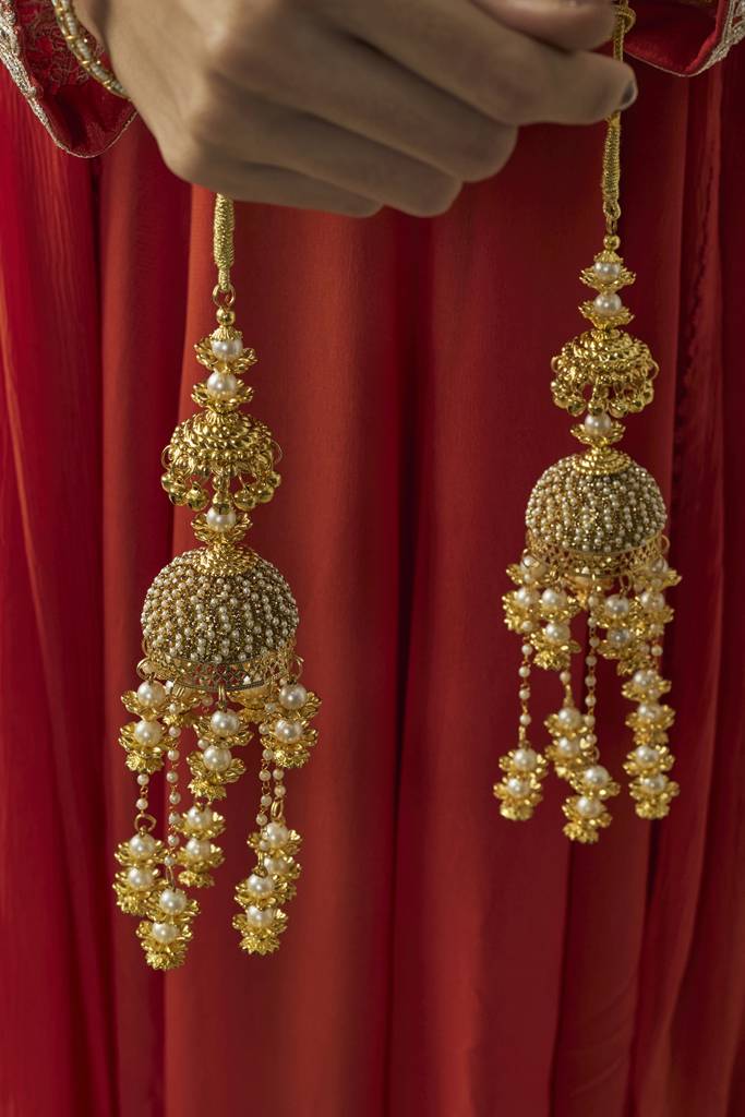 Vivinia By Vidhi Mehra Gold Plated Womens Pair Of Kaleeras (Freesize)-Vkl041 : VKL041