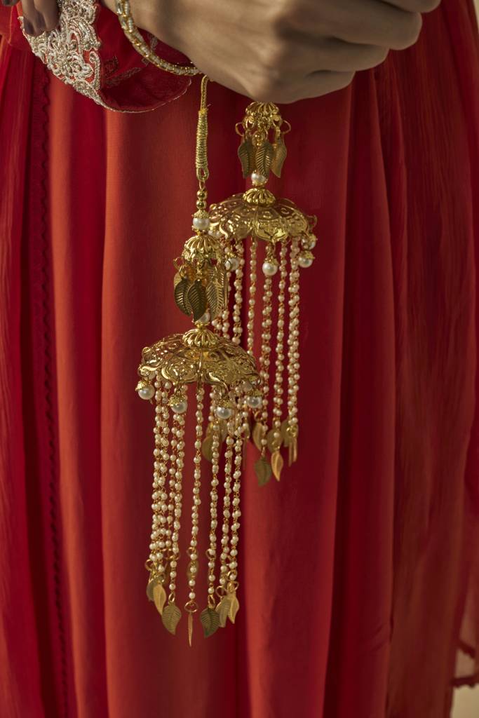 Vivinia By Vidhi Mehra Gold Plated Womens Pair Of Kaleeras (Freesize)-Vkl042 : VKL042