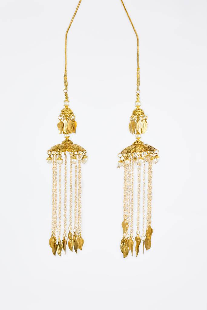 Vivinia By Vidhi Mehra Gold Plated Womens Pair Of Kaleeras (Freesize)-Vkl042 : VKL042