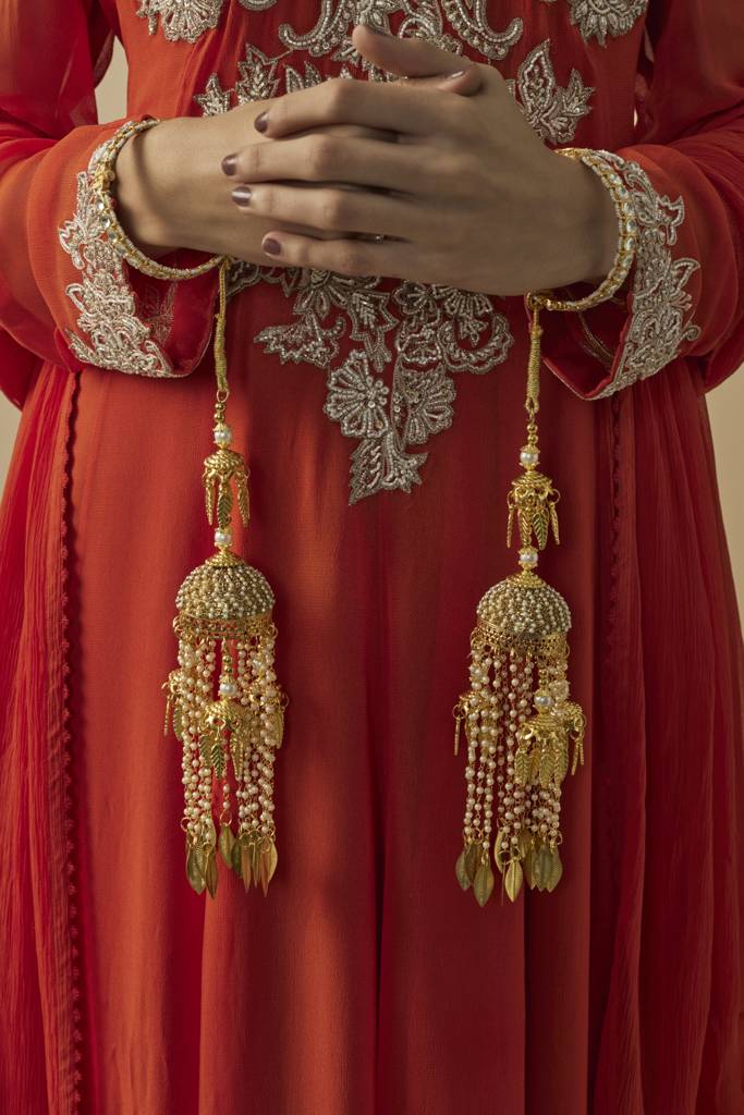 Vivinia By Vidhi Mehra Gold Plated Womens Pair Of Kaleeras (Freesize)-Vkl043 : VKL043