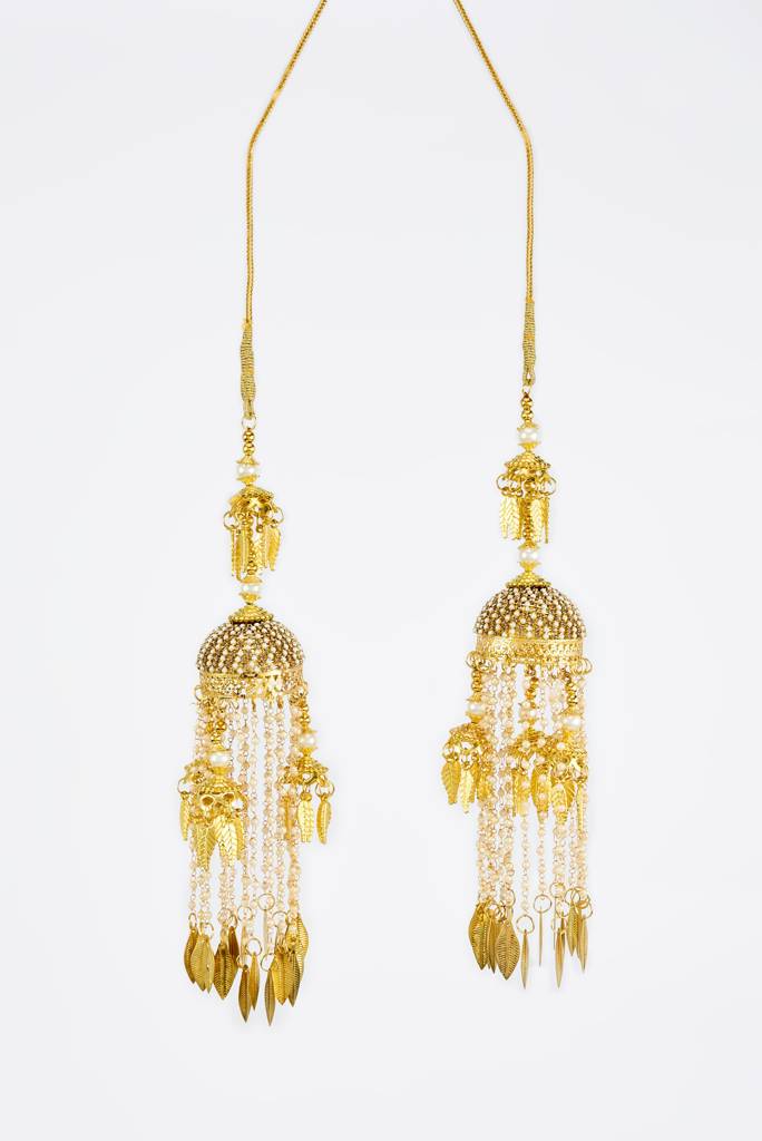 Vivinia By Vidhi Mehra Gold Plated Womens Pair Of Kaleeras (Freesize)-Vkl043 : VKL043