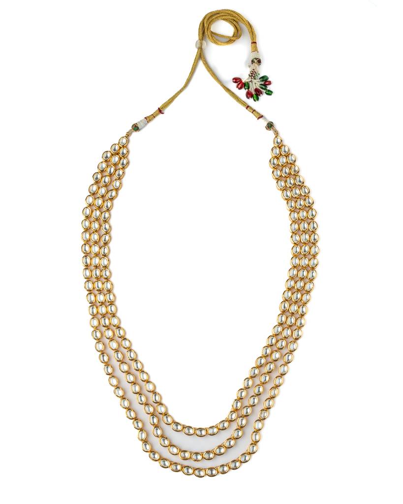 Vivinia By Vidhi Mehra Gold Plated Womens Kundan, Polki Necklace Set-Vn010 : VN010
