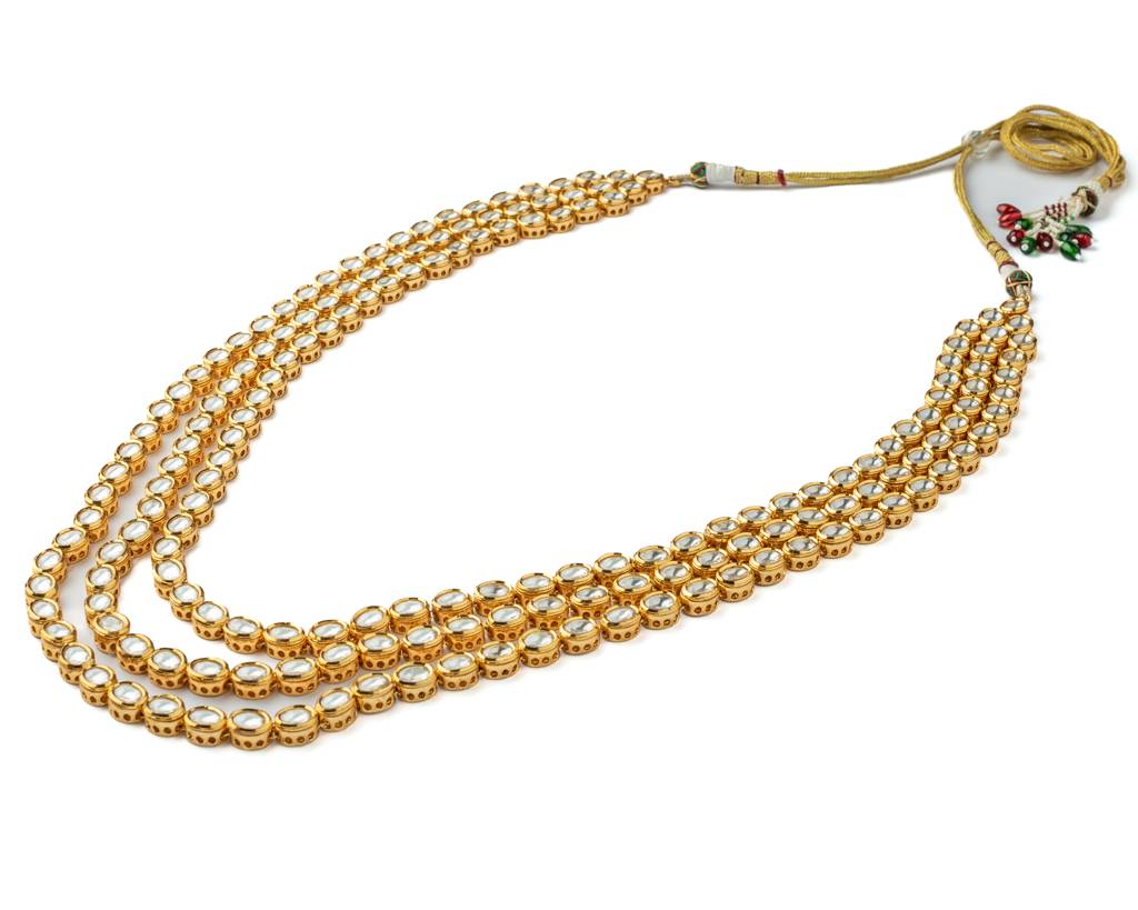 Vivinia By Vidhi Mehra Gold Plated Womens Kundan, Polki Necklace Set-Vn010 : VN010