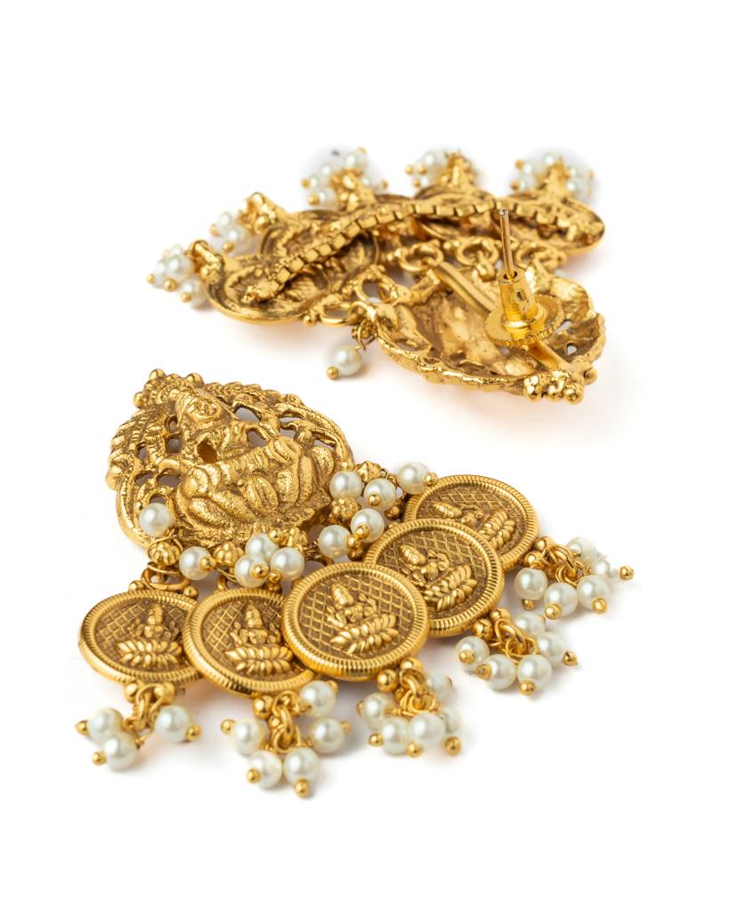 Vivinia By Vidhi Mehra Gold Plated Womens Kundan, Polki Necklace Set With Pair Of Earrings-Vn036 : VN036