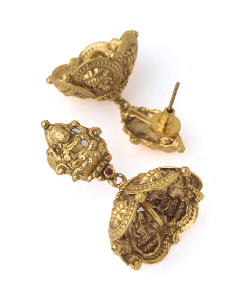 Vivinia By Vidhi Mehra Gold Plated Womens Choker Necklace Set With Pair Of Earrings-Vn1053 : VN1053