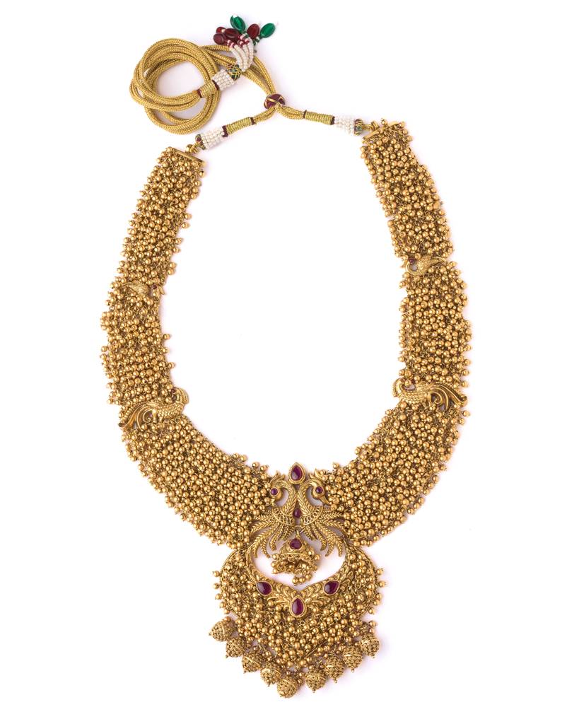 Vivinia By Vidhi Mehra Gold Plated Womens Long Necklace Set-Vn1068 : VN1068