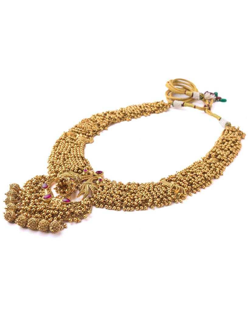 Vivinia By Vidhi Mehra Gold Plated Womens Long Necklace Set-Vn1068 : VN1068