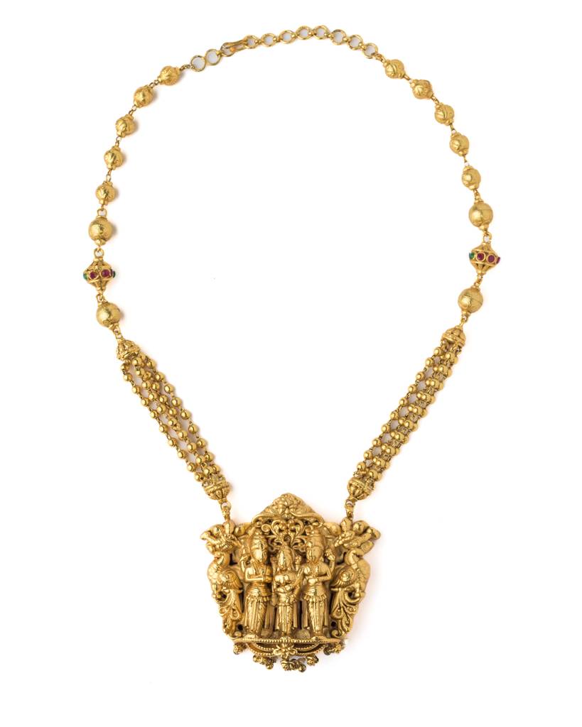 Vivinia By Vidhi Mehra Gold Plated Womens Long Necklace Set-Vn250 : VN250