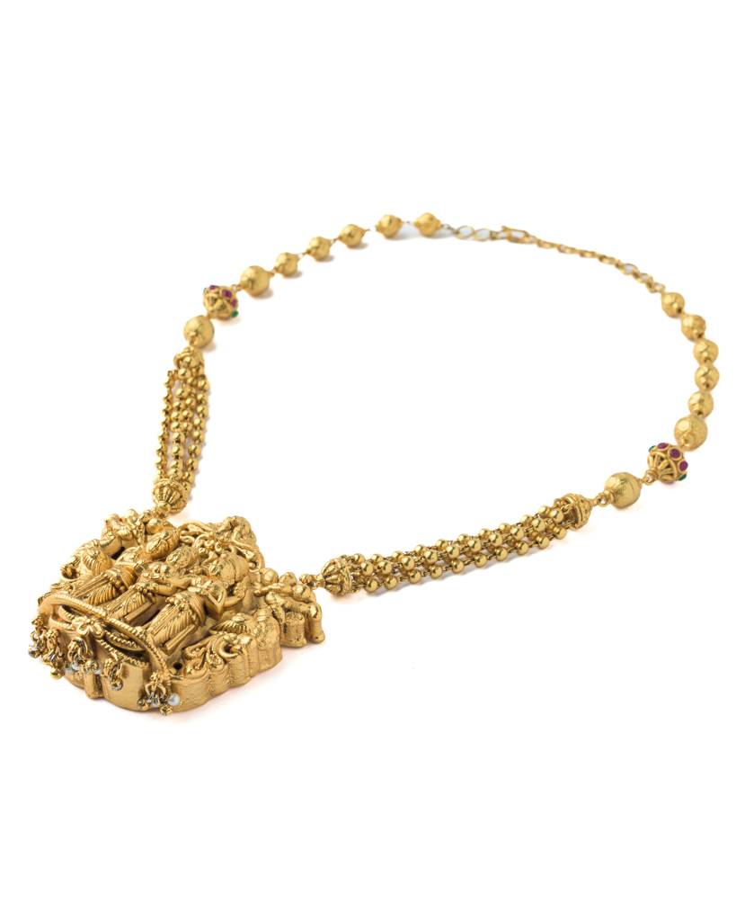 Vivinia By Vidhi Mehra Gold Plated Womens Long Necklace Set-Vn250 : VN250