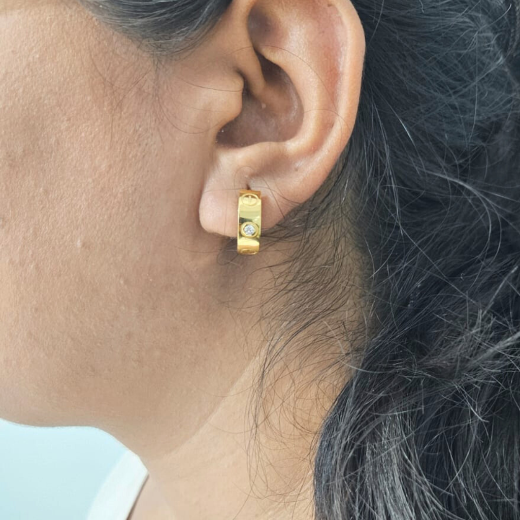 Cartier Hoops (0.12 Ct Cvd Lab Diamond) : VR039