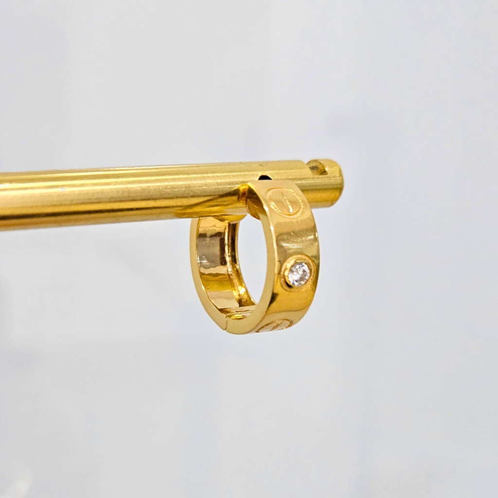 Cartier Hoops (0.12 Ct Cvd Lab Diamond) : VR039