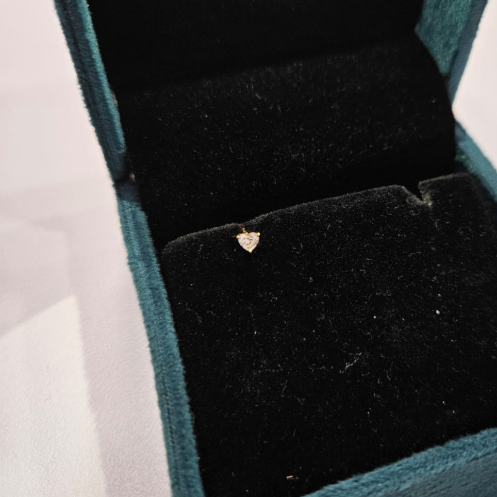 Corda Fiore Piercing Nose Pin Lab Diamond : VR043