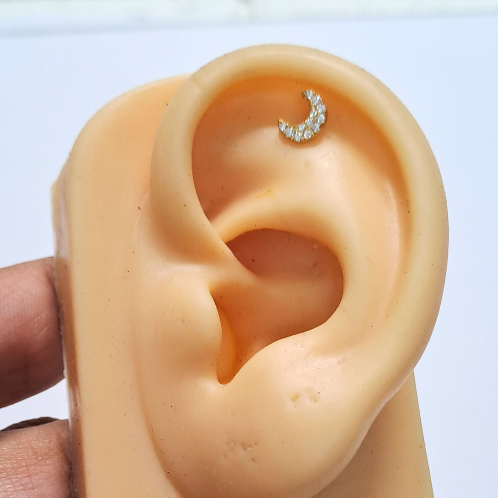 Diamond Moon Multipiercing Nosepin : VR205