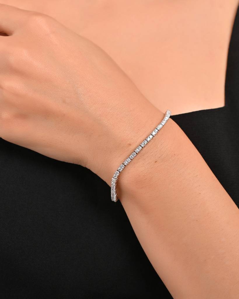 Eternal Line Tennis Diamond Bracelet : VYB38-Diamond