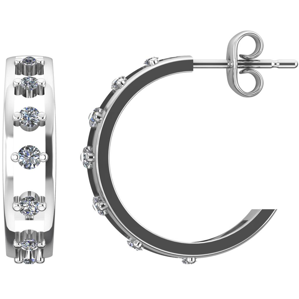 Loop 0.25 Carat Diamond Earrings : VYE01