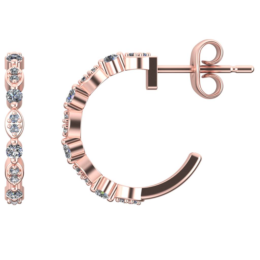 Halo 0.20 Carat Diamond Earrings : VYE02