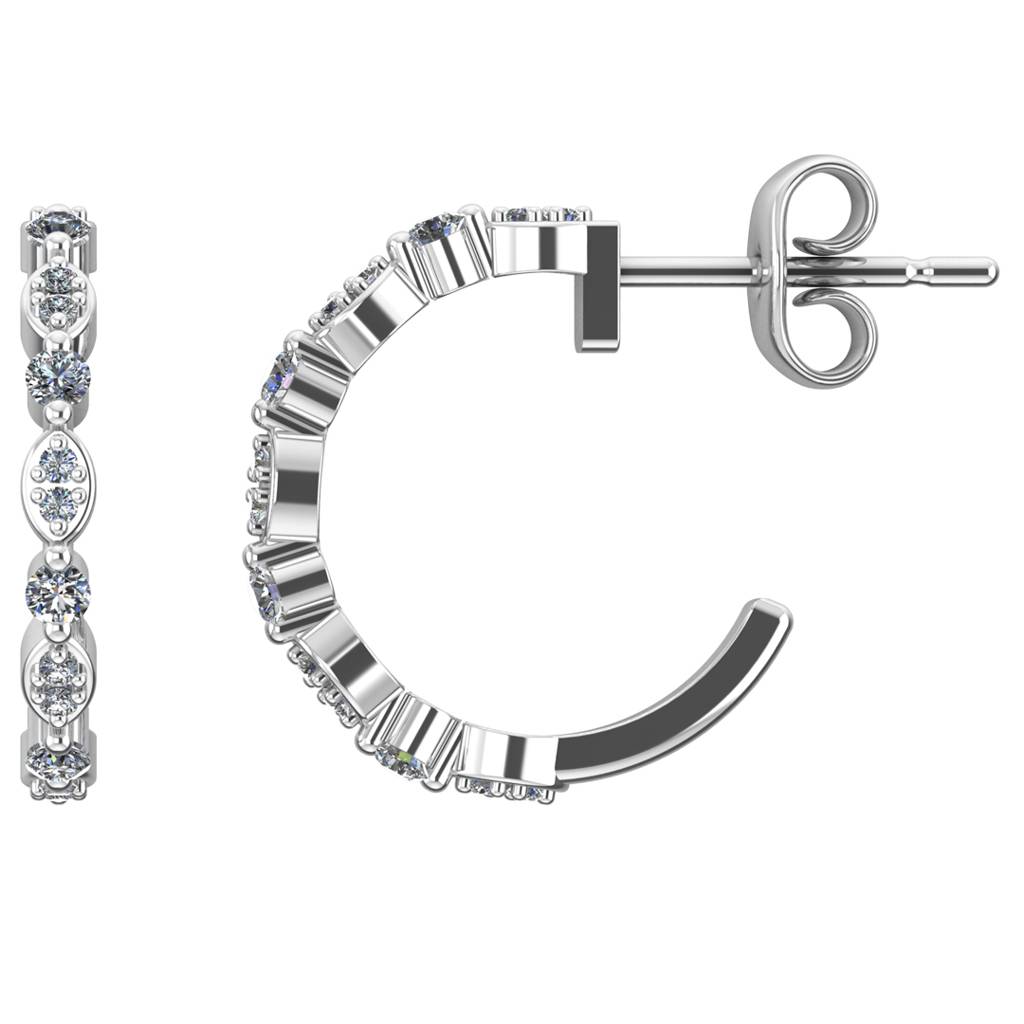 Halo 0.20 Carat Diamond Earrings : VYE02