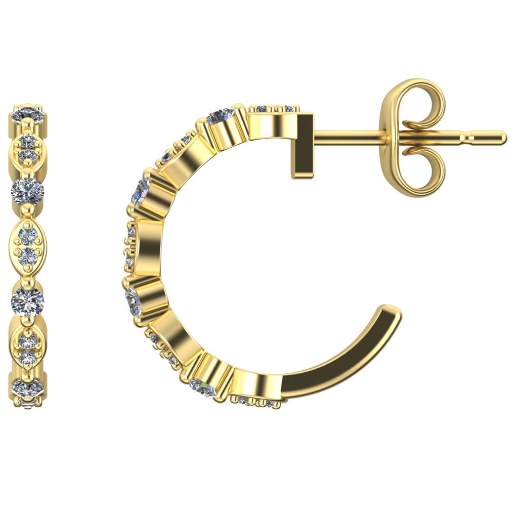 Halo 0.20 Carat Diamond Earrings : VYE02