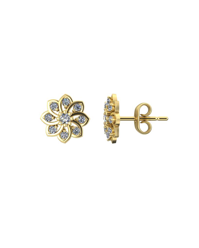 Daisy 0.24 Carat Diamond Earrings : VYE13