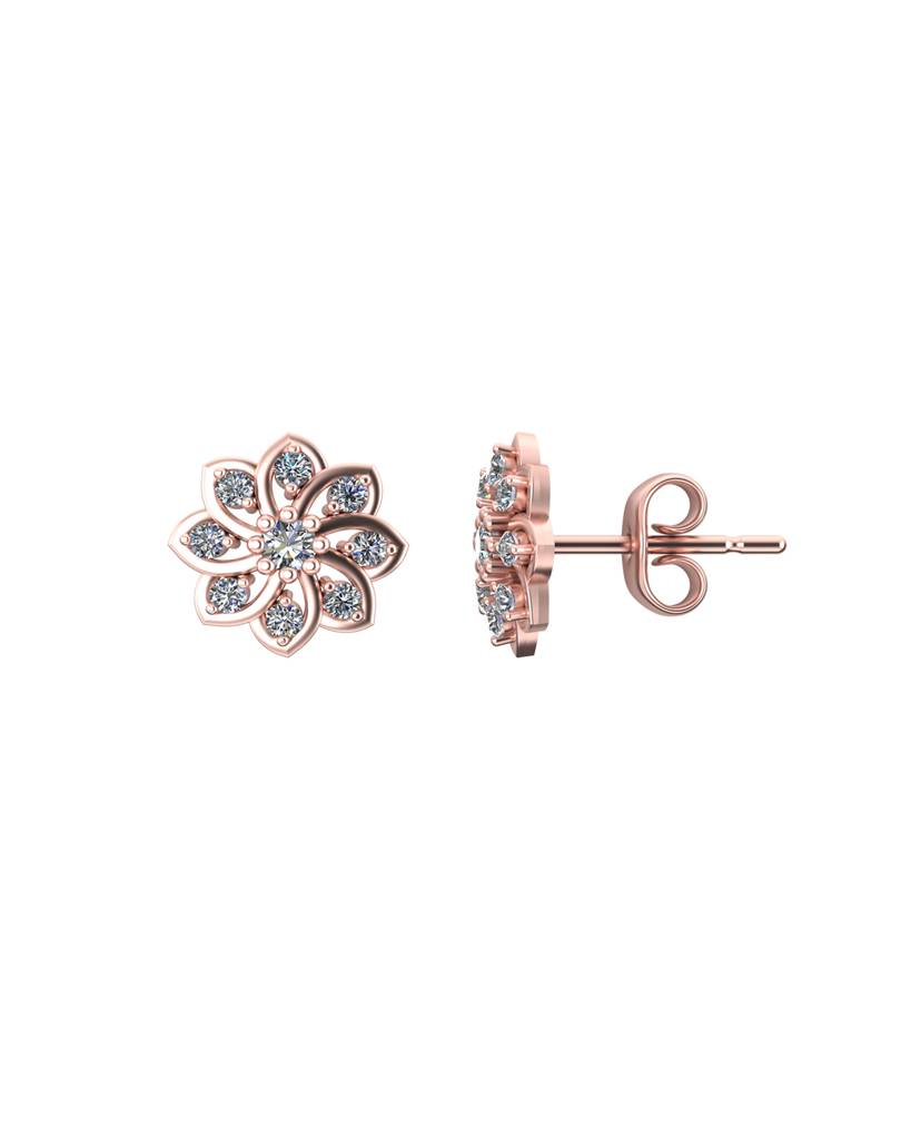 Daisy 0.24 Carat Diamond Earrings : VYE13