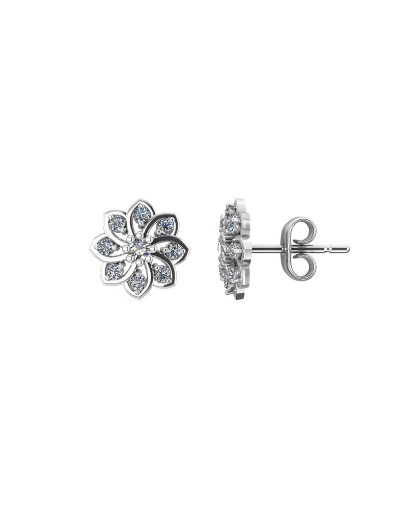 Daisy 0.24 Carat Diamond Earrings : VYE13
