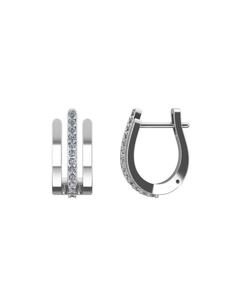 Floe 0.29 Carat Diamond Earrings : VYE18