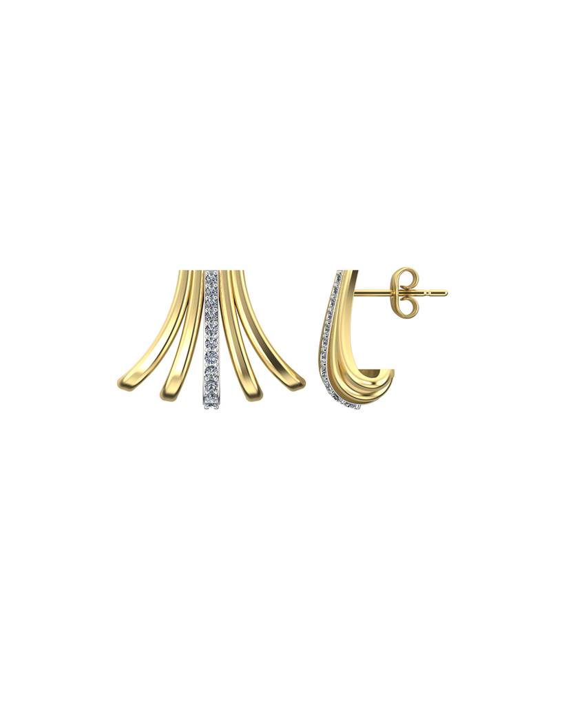 Muse 0.30 Carat Diamond Earrings : vye19