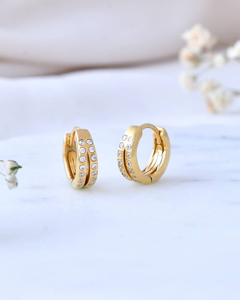 Linked Hoops Earrings : VYE27
