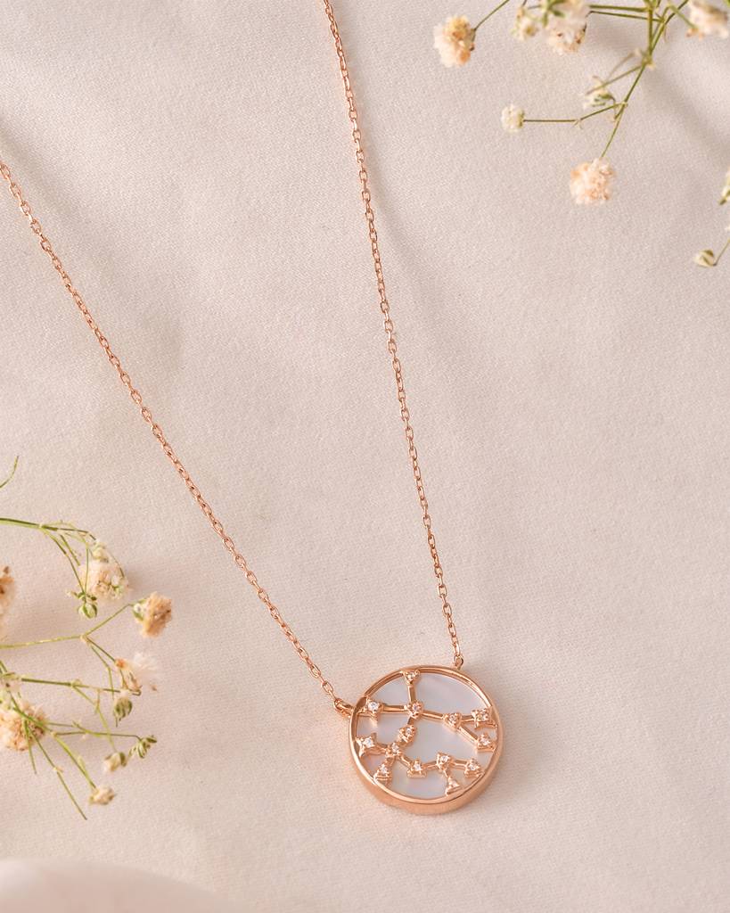 Gemini Zodiac Necklace : VYN19-gemini-necklace