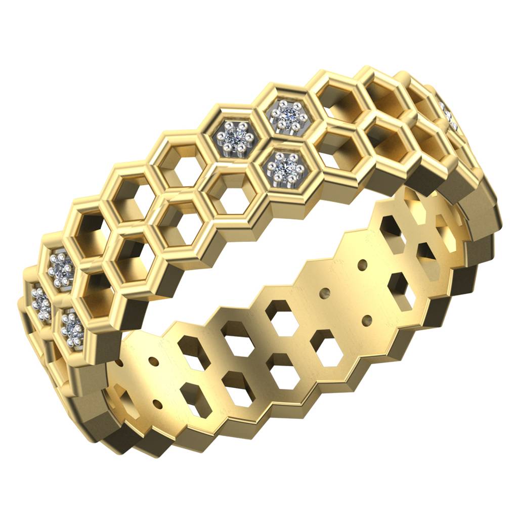 Honey Comb Ring : VYR02