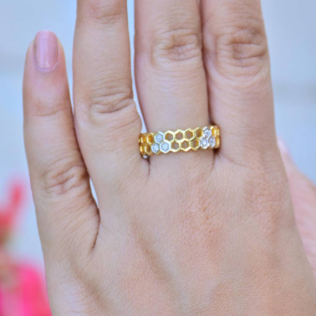 Honey Comb Ring : VYR02