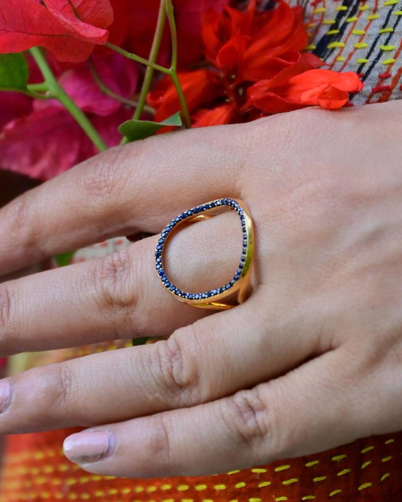 Evolve Natural Ruby And Sapphire Ring : VYR30