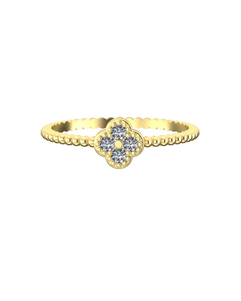 Magnolia 0.13 Carat Diamond Ring : VYR35