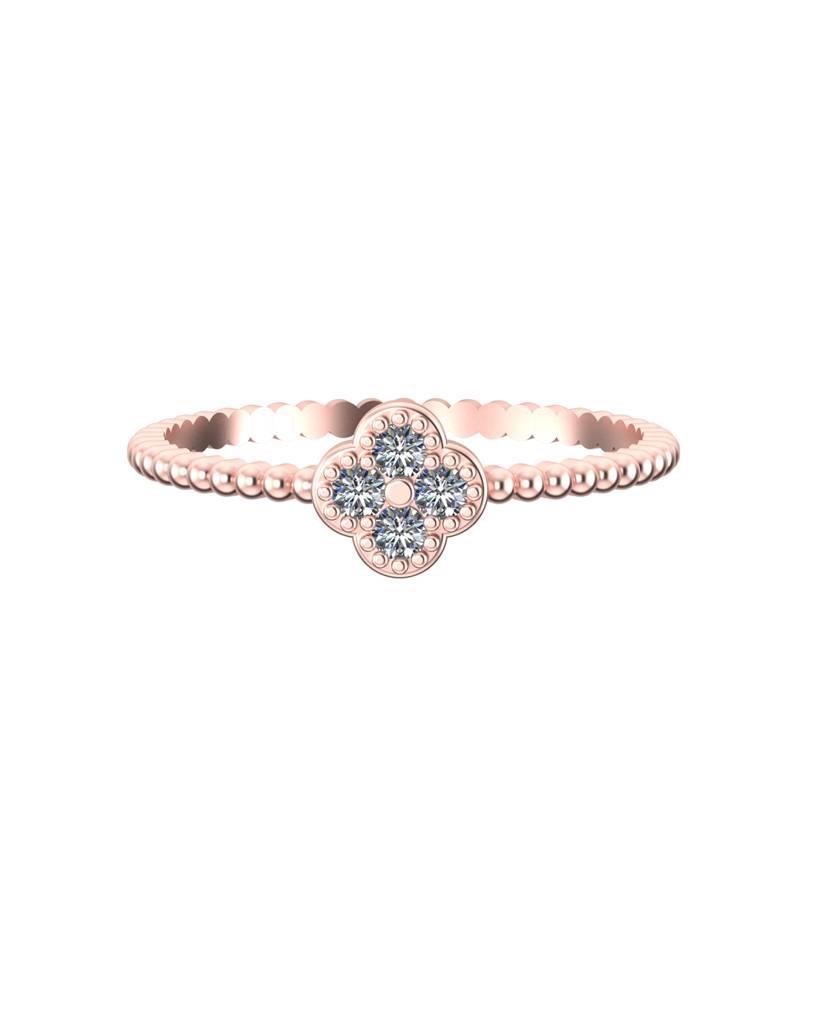 Magnolia 0.13 Carat Diamond Ring : VYR35