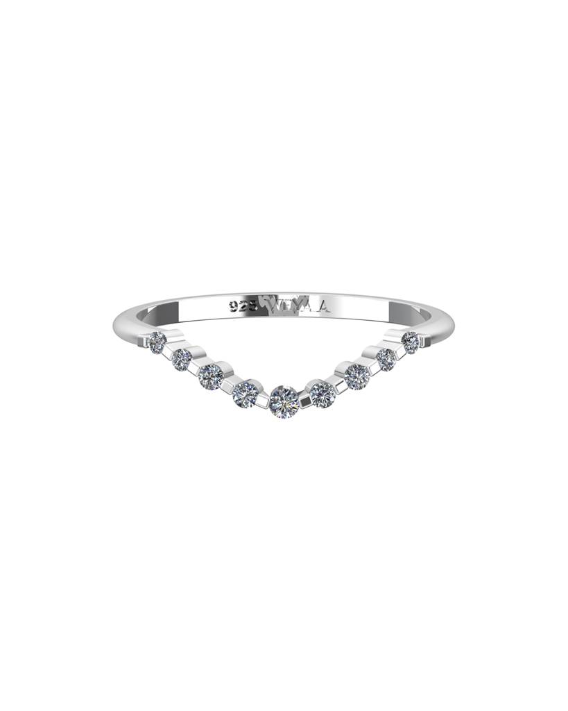 Hazel 0.12 Carat Diamond Ring : VYR38