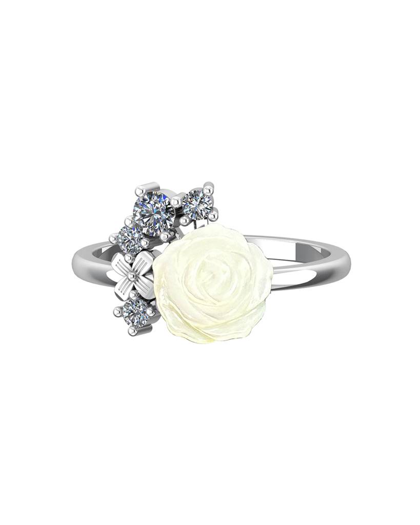 Rosebud 0.20 Carat Diamond Ring : VYR41
