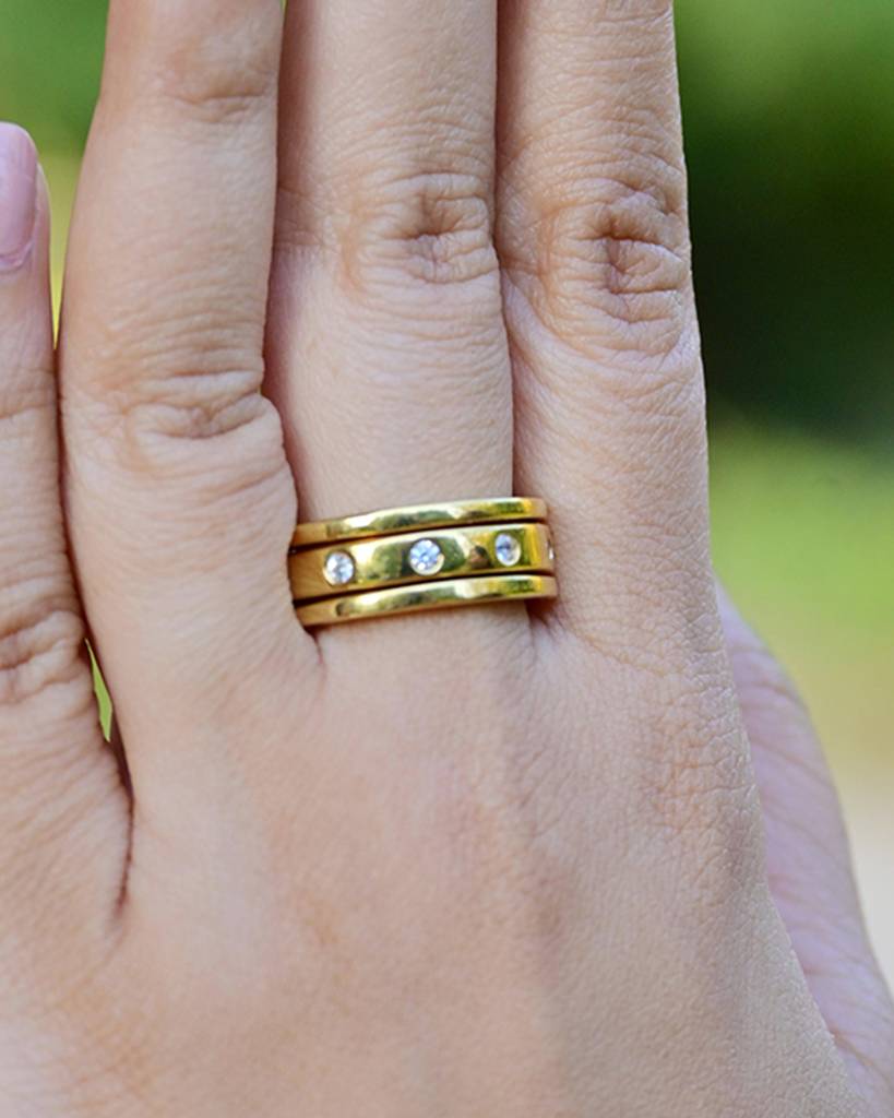 3 In 1 0.16 Carat Diamond Band : VYR42