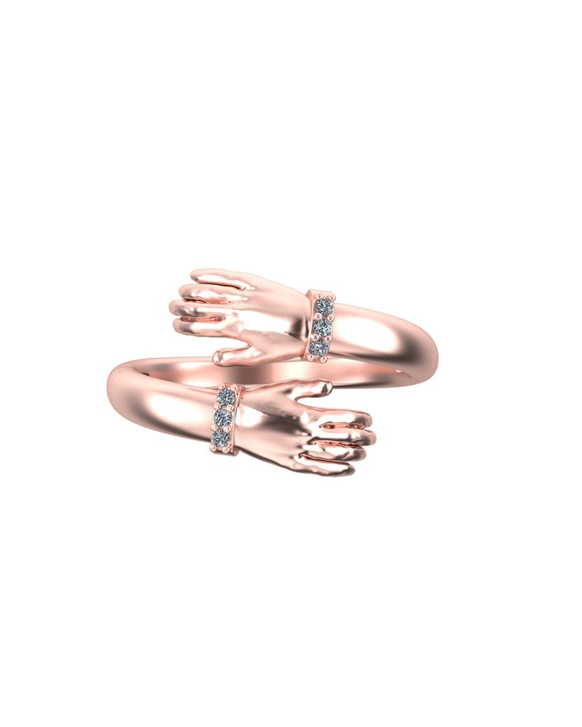 Hug Diamond Ring : VYR59